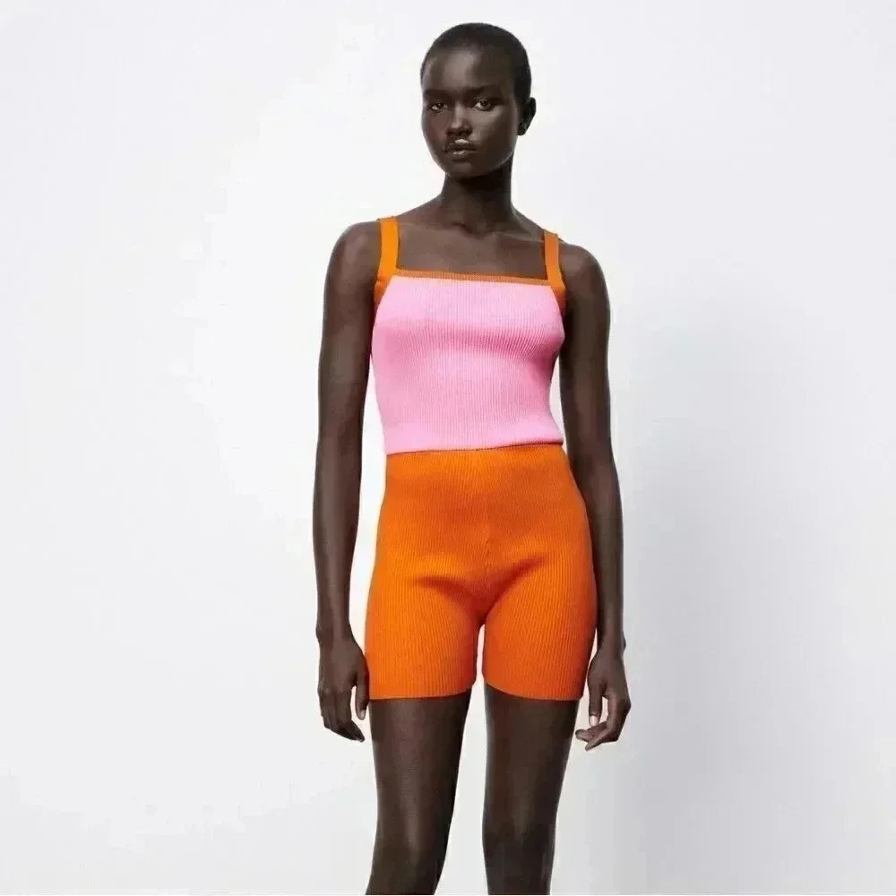 NWT Zara Colour Blocked Romper M - Picture 1 of 5